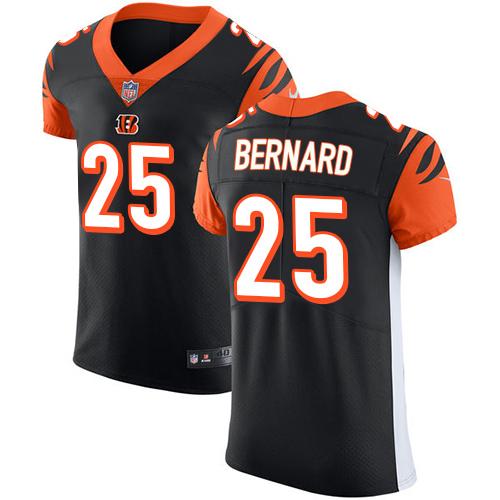Nike Bengals #25 Giovani Bernard Black Team Color Men's Stitched NFL Vapor Untouchable Elite Jersey - Click Image to Close